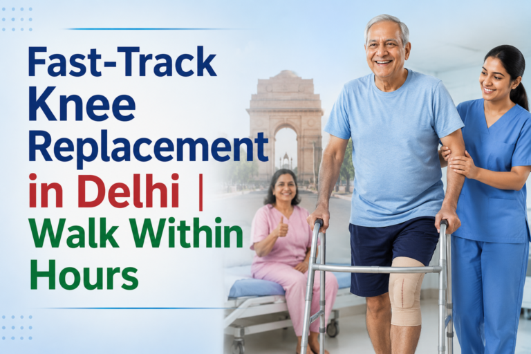 Fast-Track Knee Replacement in Delhi | Walk Within Hours