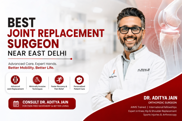 Best Joint Replacement Surgeon Near East Delhi